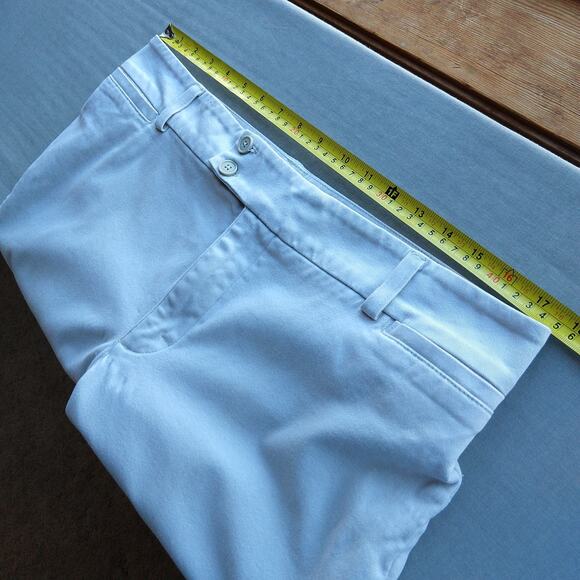 Lee Just Below the Waist Khaki White Slacks size 16S short slimming trousers - Picture 9 of 16